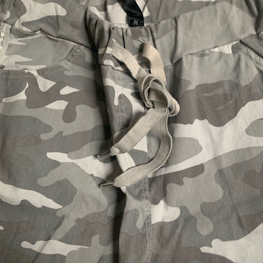 Gray Camouflage Pants